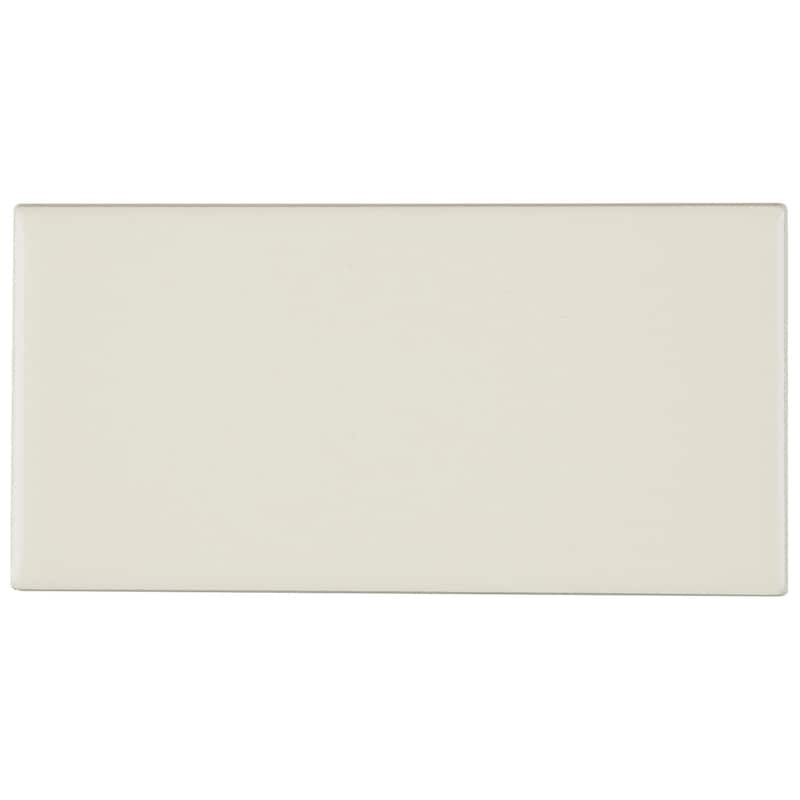 Classic Ceramic 3x6-inch Wall Tile in Matte Biscuit - 3x6