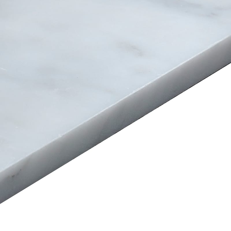 Marble 3x6-inch Polished Field Tile in First Snow Elegance - 3x6
