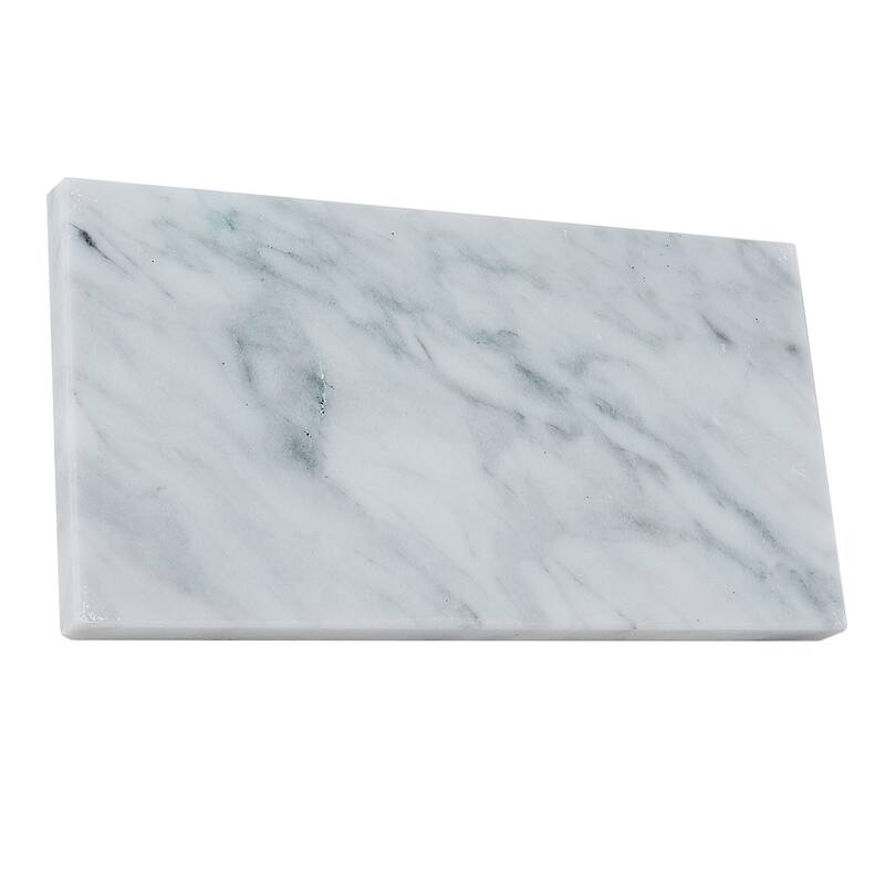 Marble 3x6-inch Polished Field Tile in White Carrara - 3x6