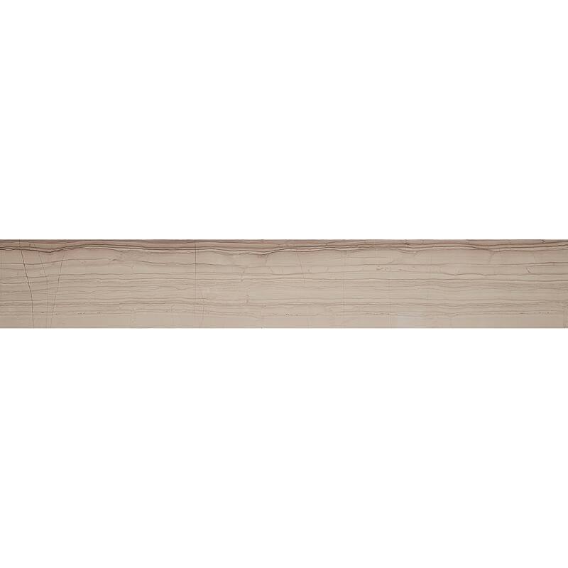 Marble 6x36-inch Honed Vein Cut in Silver Screen - 6x36