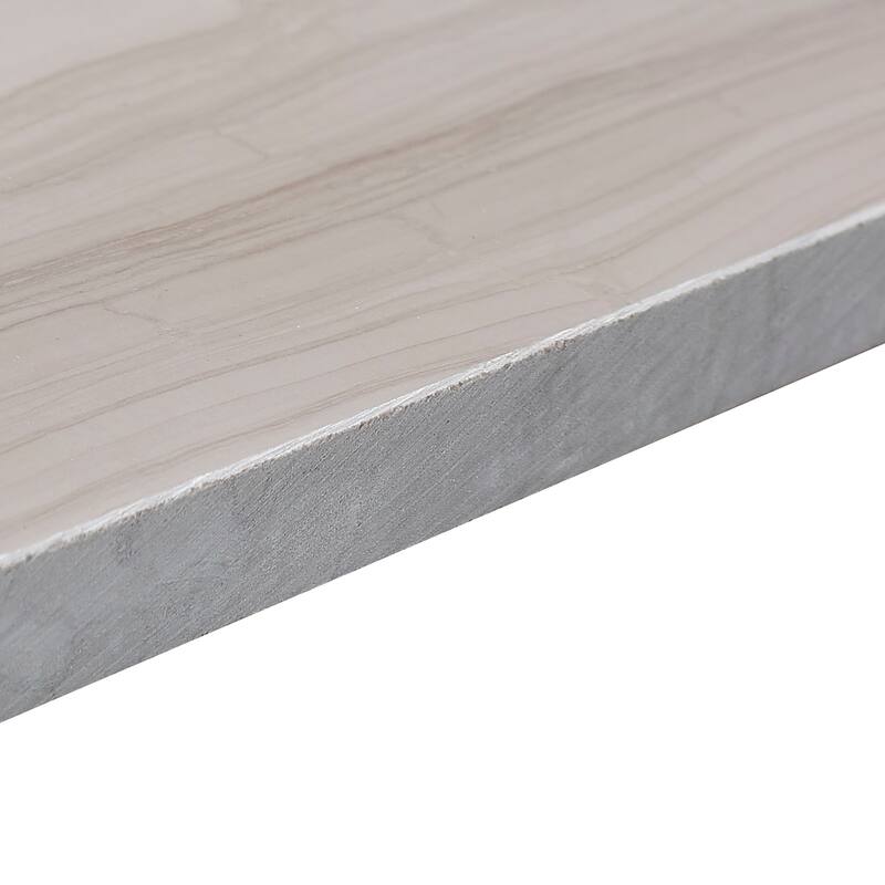 Marble 6x36-inch Honed Vein Cut in Silver Screen - 6x36