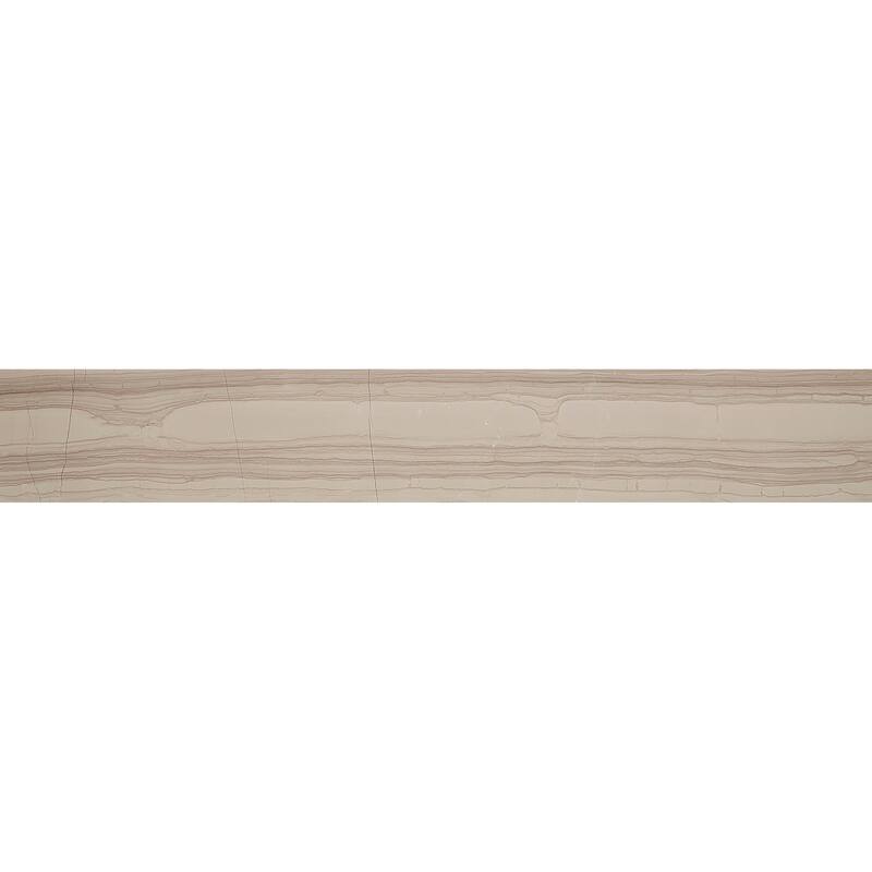 Marble 6x36-inch Honed Vein Cut in Silver Screen - 6x36