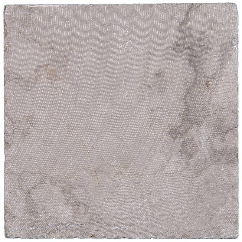 Marble 6x6-inch Tumbled in Silver Screen - 6x6