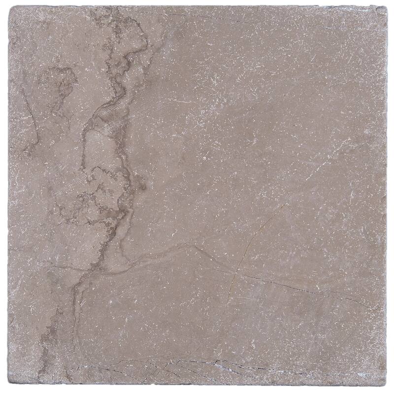 Marble 6x6-inch Tumbled in Silver Screen - 6x6