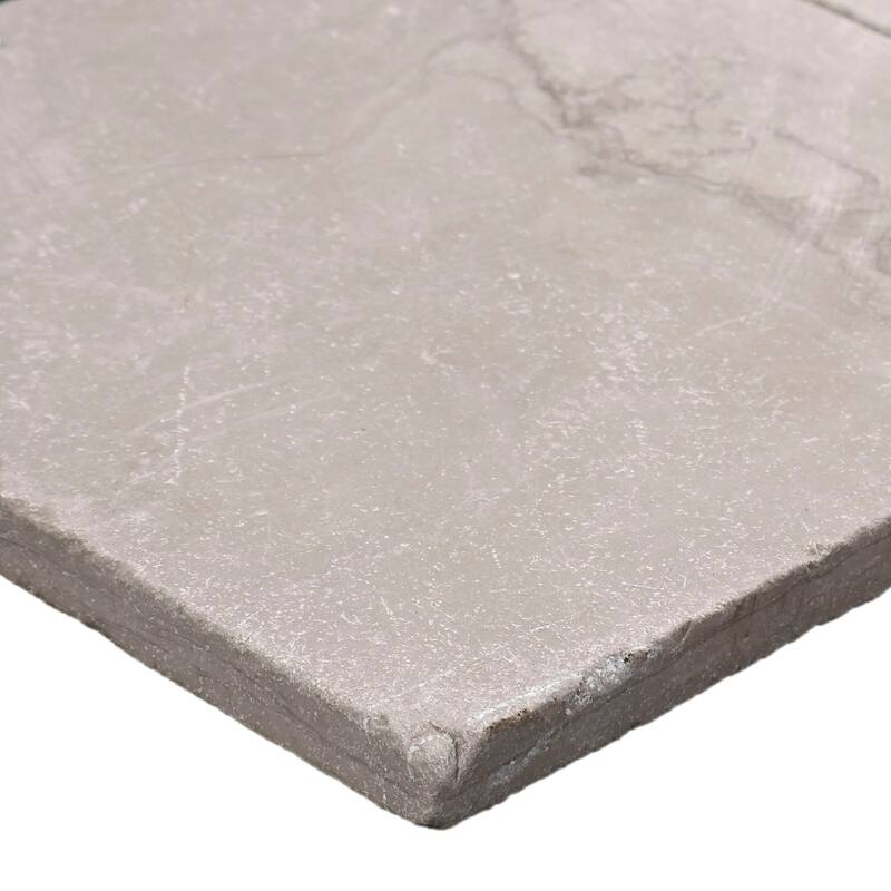 Marble 6x6-inch Tumbled in Silver Screen - 6x6