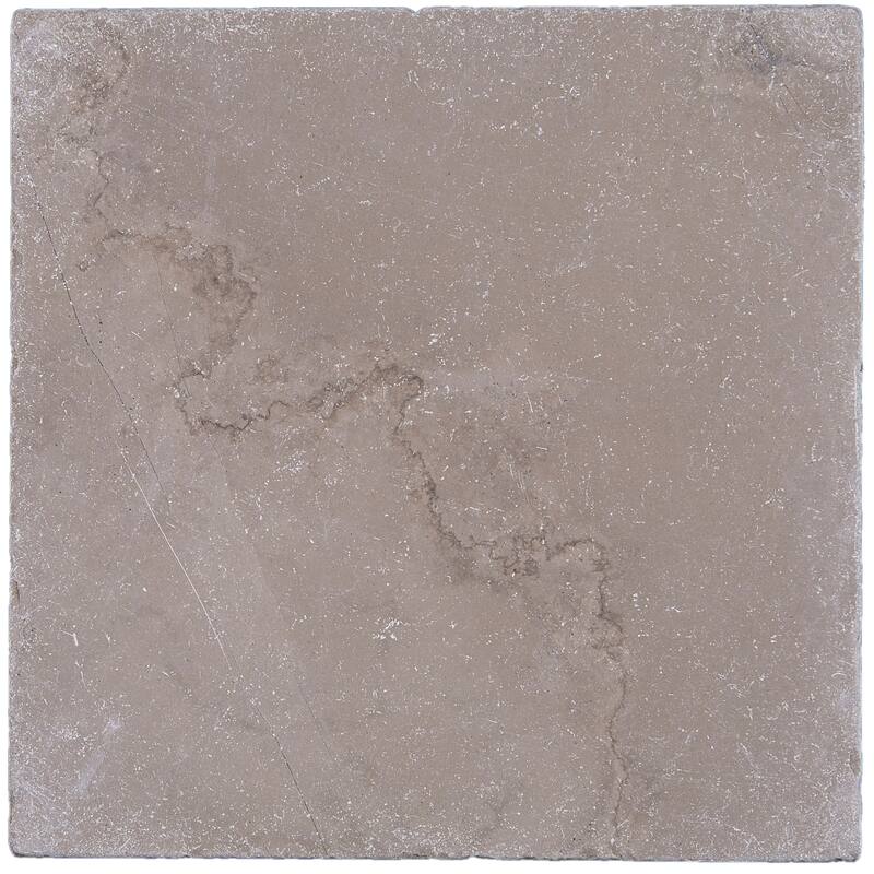 Marble 6x6-inch Tumbled in Silver Screen - 6x6
