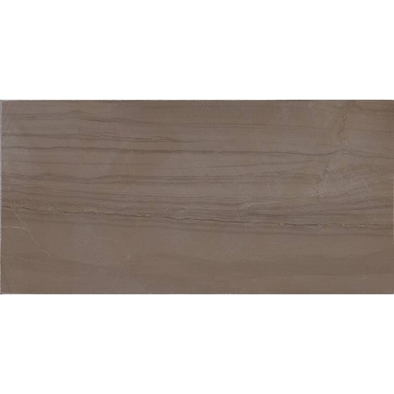Marble 3x6-inch Polished Field Tile in Silver Screen - 3x6