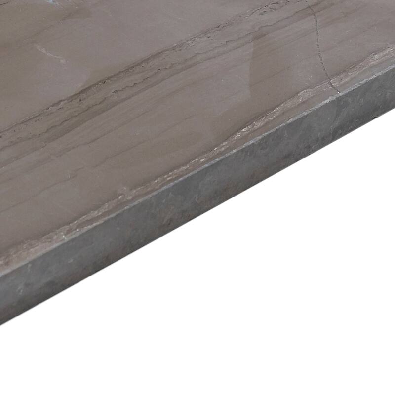 Marble 3x6-inch Polished Field Tile in Silver Screen - 3x6