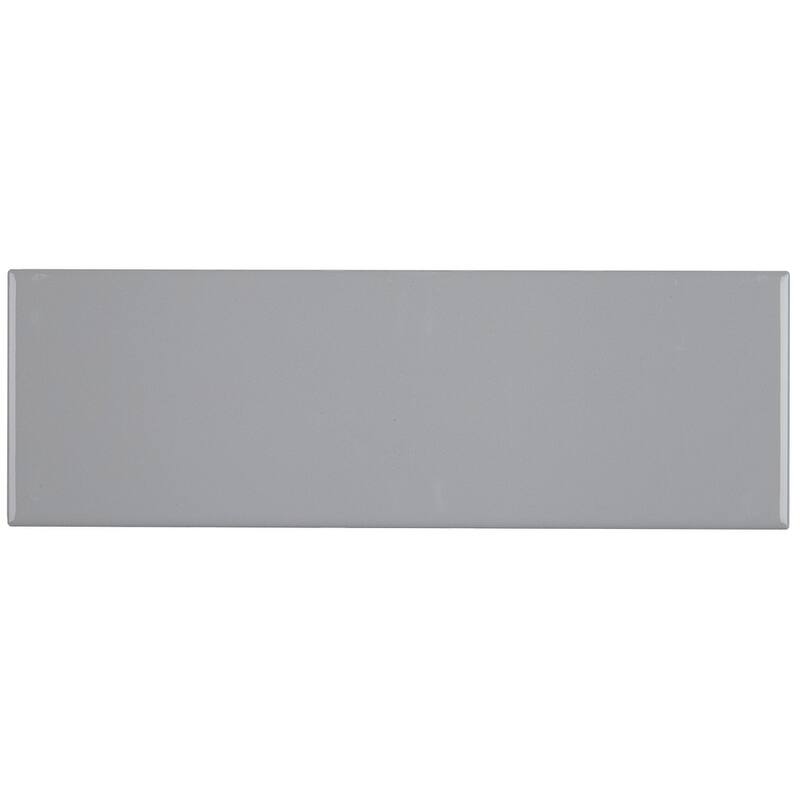 Sophisticated 4x12-inch Glazed Ceramic Field Tile in Desert Gray - 4x12
