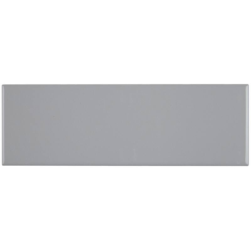 Sophisticated 4x12-inch Glazed Ceramic Field Tile in Desert Gray - 4x12