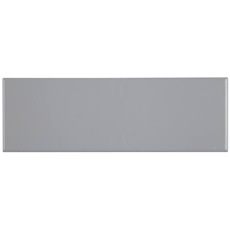 Sophisticated 4x12-inch Glazed Ceramic Field Tile in Desert Gray - 4x12