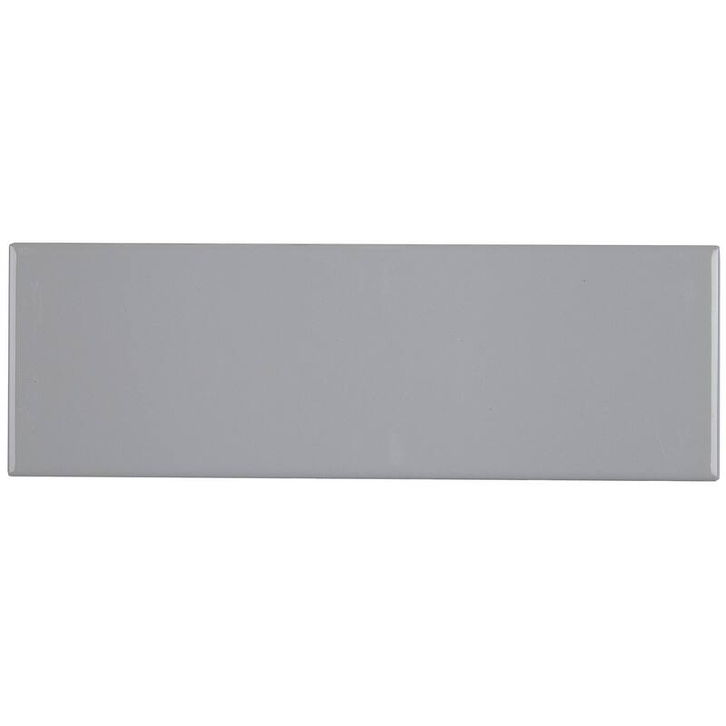 Sophisticated 4x12-inch Glazed Ceramic Field Tile in Desert Gray - 4x12