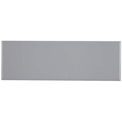 Sophisticated 4x12-inch Glazed Ceramic Field Tile in Desert Gray - 4x12
