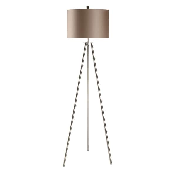 Sabra Brushed Nickel 60 Inch Floor Lamp Overstock 20772644