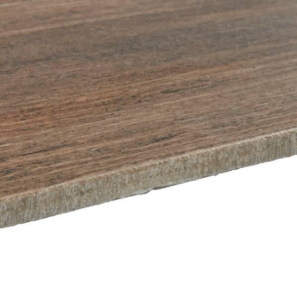 Modern Wood Visual 6x24 Inch Porcelain Plank Floor Tile In Dark Brown 6x24 Overstock 20772681