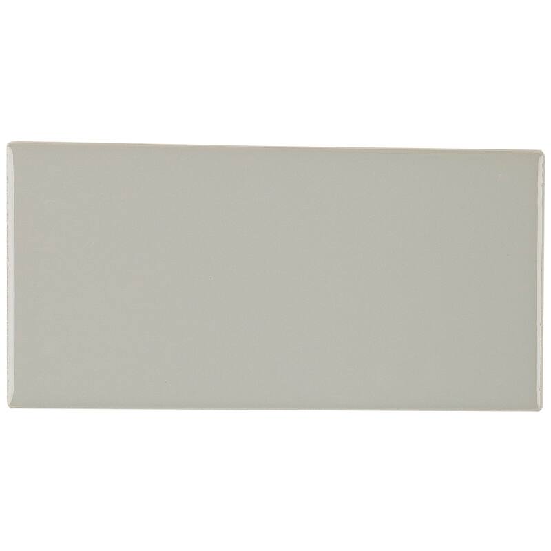 Classic Ceramic 3x6-inch Wall Tile in Desert Gray - 3x6