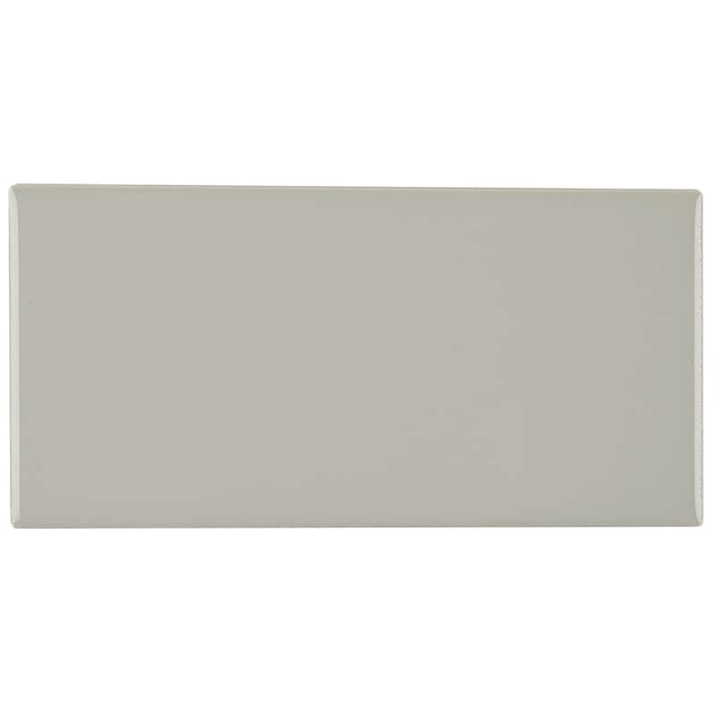Classic Ceramic 3x6-inch Wall Tile in Desert Gray - 3x6