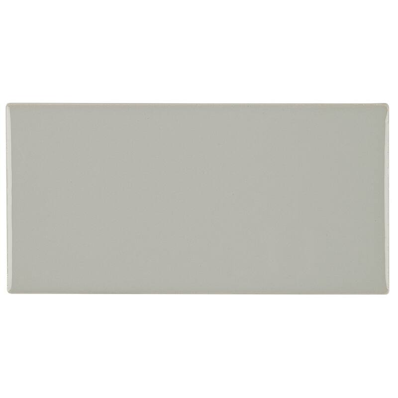 Classic Ceramic 3x6-inch Wall Tile in Desert Gray - 3x6