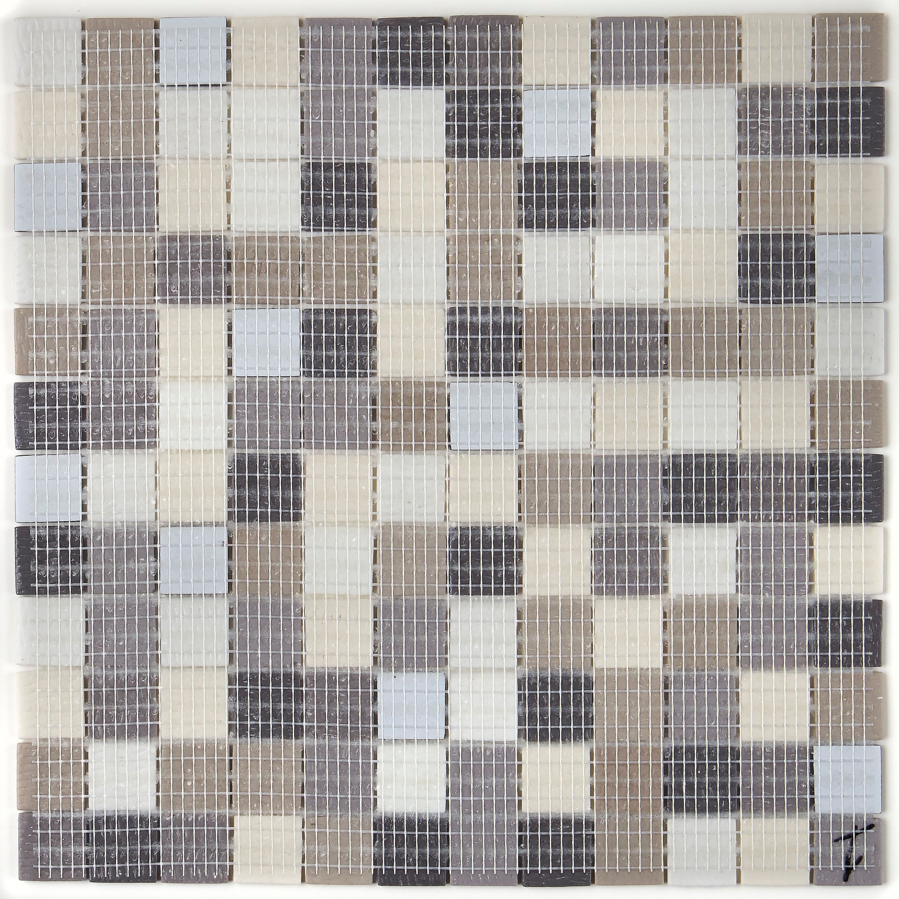 Seta Fumo 1x1 Mosaic Sheet 12x12