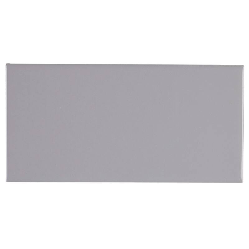 Sophisticated 4x8-inch Glazed Ceramic Field Tile in Desert Gray - 4x8