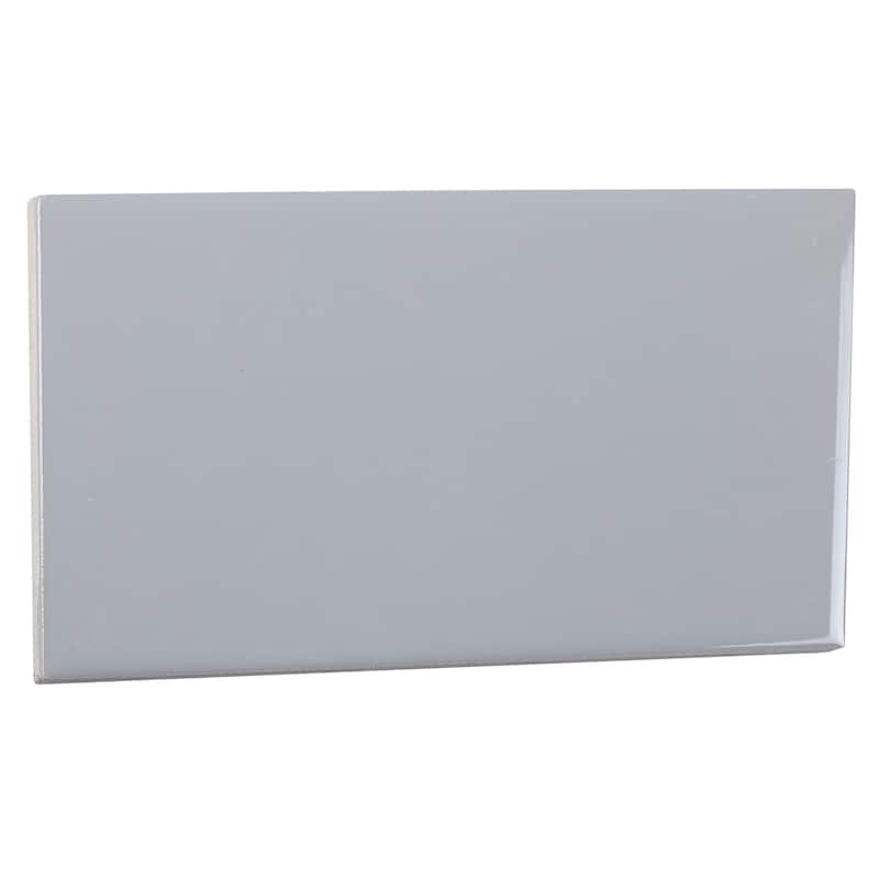 Sophisticated 4x8-inch Glazed Ceramic Field Tile in Desert Gray - 4x8