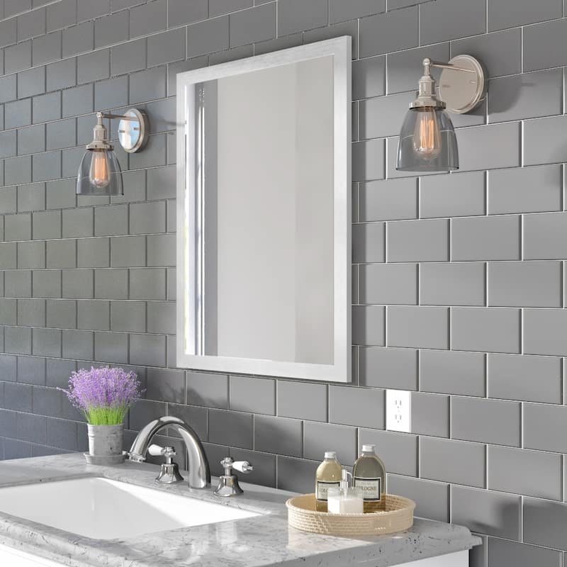 Classic Ceramic 3x6-inch Wall Tile in Matte Desert Gray - 3x6