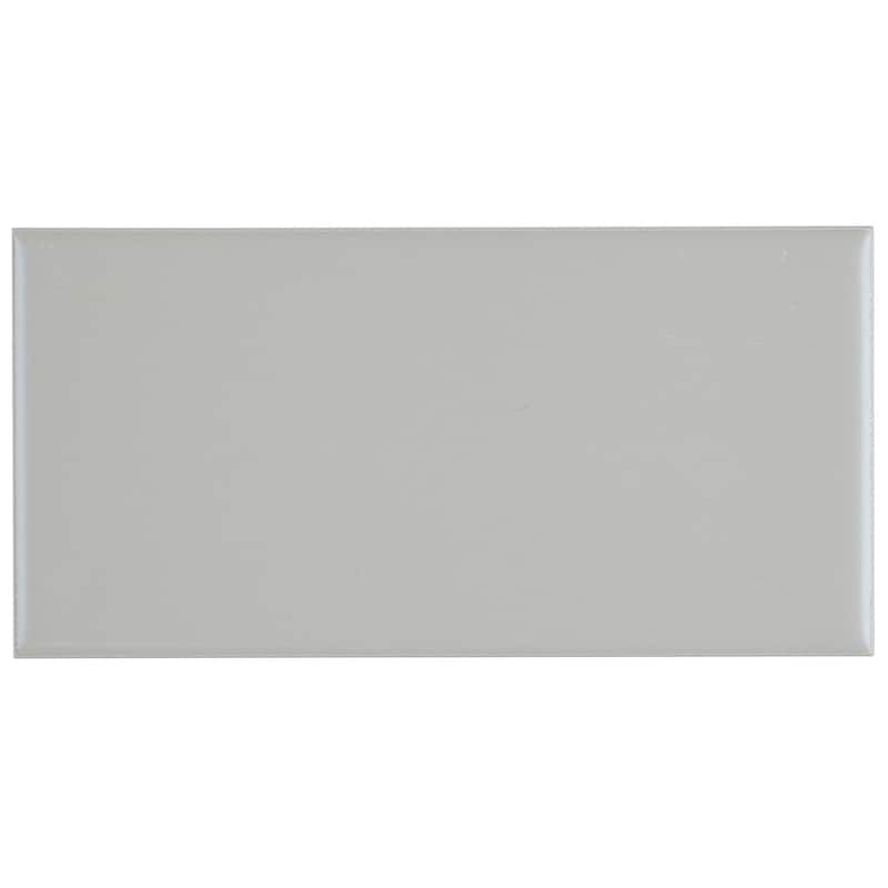 Classic Ceramic 3x6-inch Wall Tile in Matte Desert Gray - 3x6