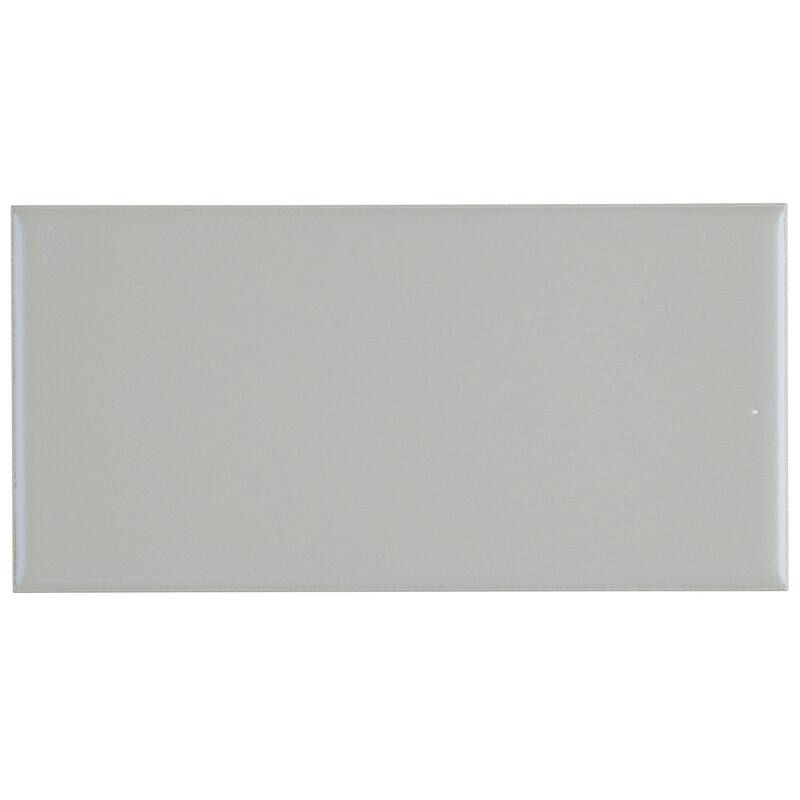 Classic Ceramic 3x6-inch Wall Tile in Matte Desert Gray - 3x6