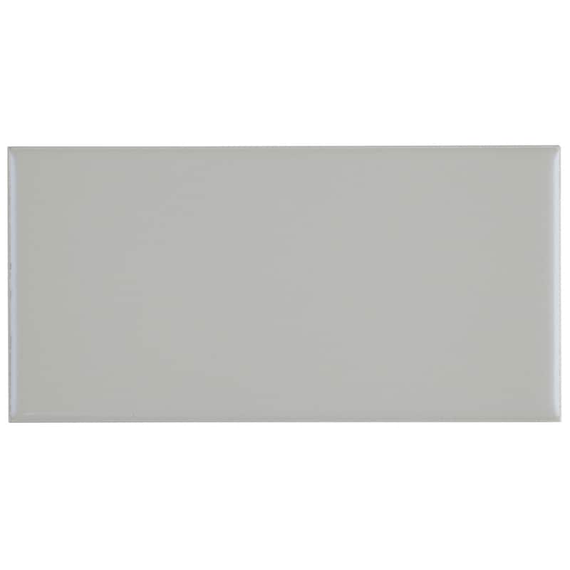 Classic Ceramic 3x6-inch Wall Tile in Matte Desert Gray - 3x6