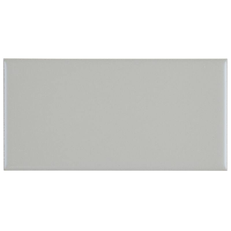 Classic Ceramic 3x6-inch Wall Tile in Matte Desert Gray - 3x6