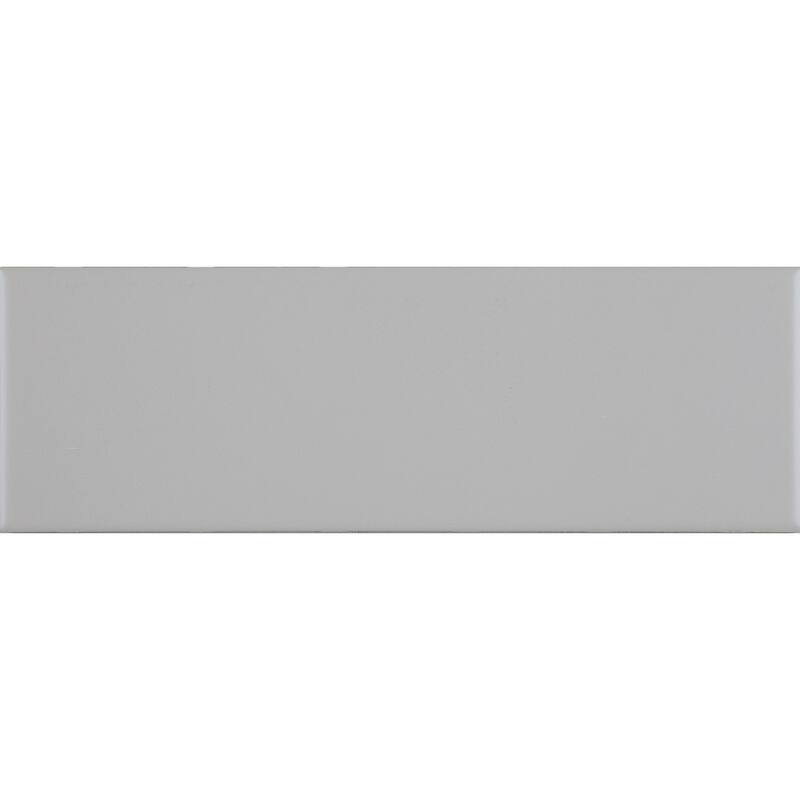 Sophisticated 4x12-inch Glazed Ceramic Field Tile in Matte Desert Gray - 4x12