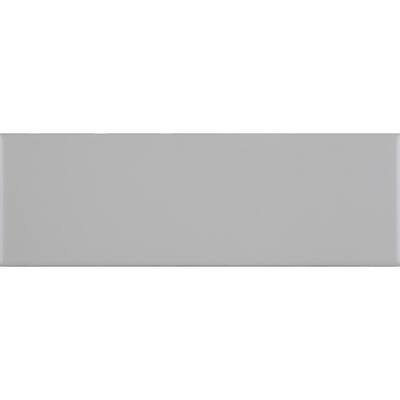 Sophisticated 4x12-inch Glazed Ceramic Field Tile in Matte Desert Gray - 4x12