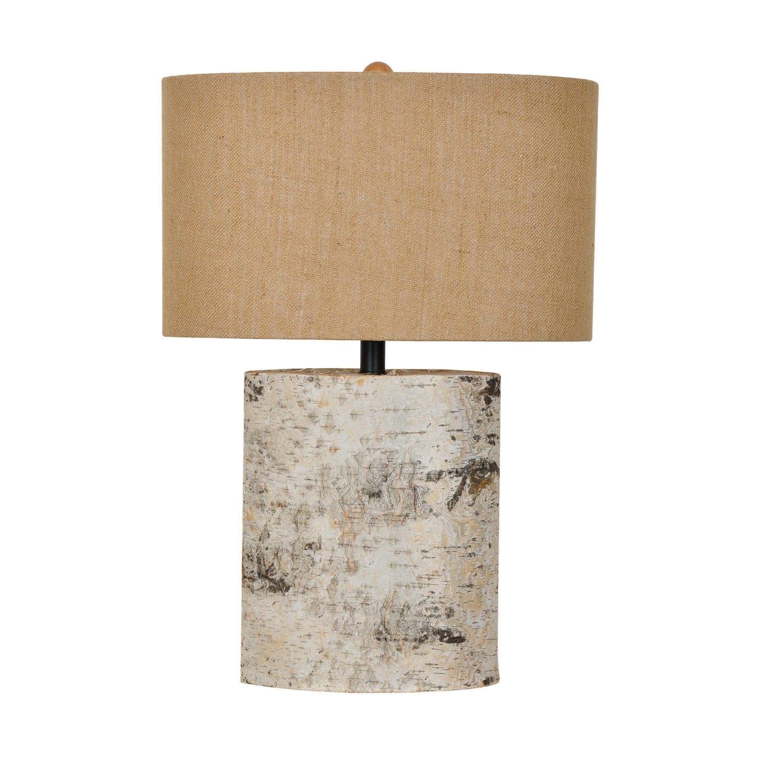 birch table lamp