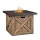 Farmhouse Gas Fire Table Rustic Pine By Real Flame - Bed Bath & Beyond 