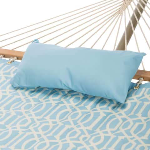 Castaway Quilted Light Blue Hammock Combo with Stand