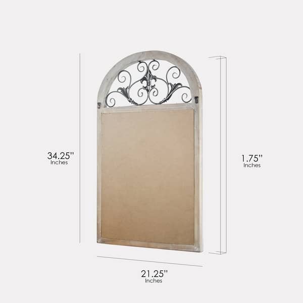 Shop American Art Decor Arch Window Shutter Wall Vanity Mirror