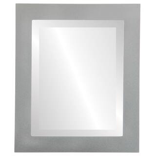Soho Framed Rectangle Mirror in Bright Silver