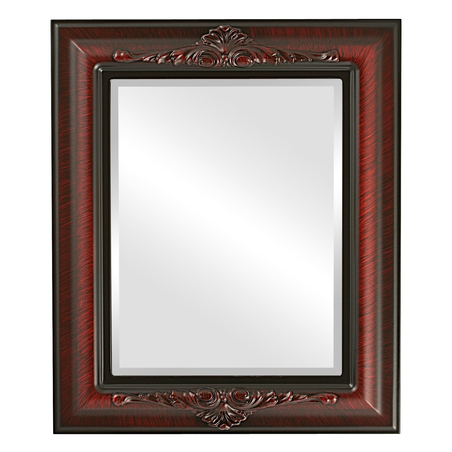 Winchester Framed Rectangle Mirror in Vintage Cherry Bed Bath  Beyond  20773804