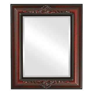 Winchester Framed Rectangle Mirror in Vintage Cherry