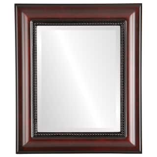 Heritage Framed Rectangle Mirror in Vintage Cherry