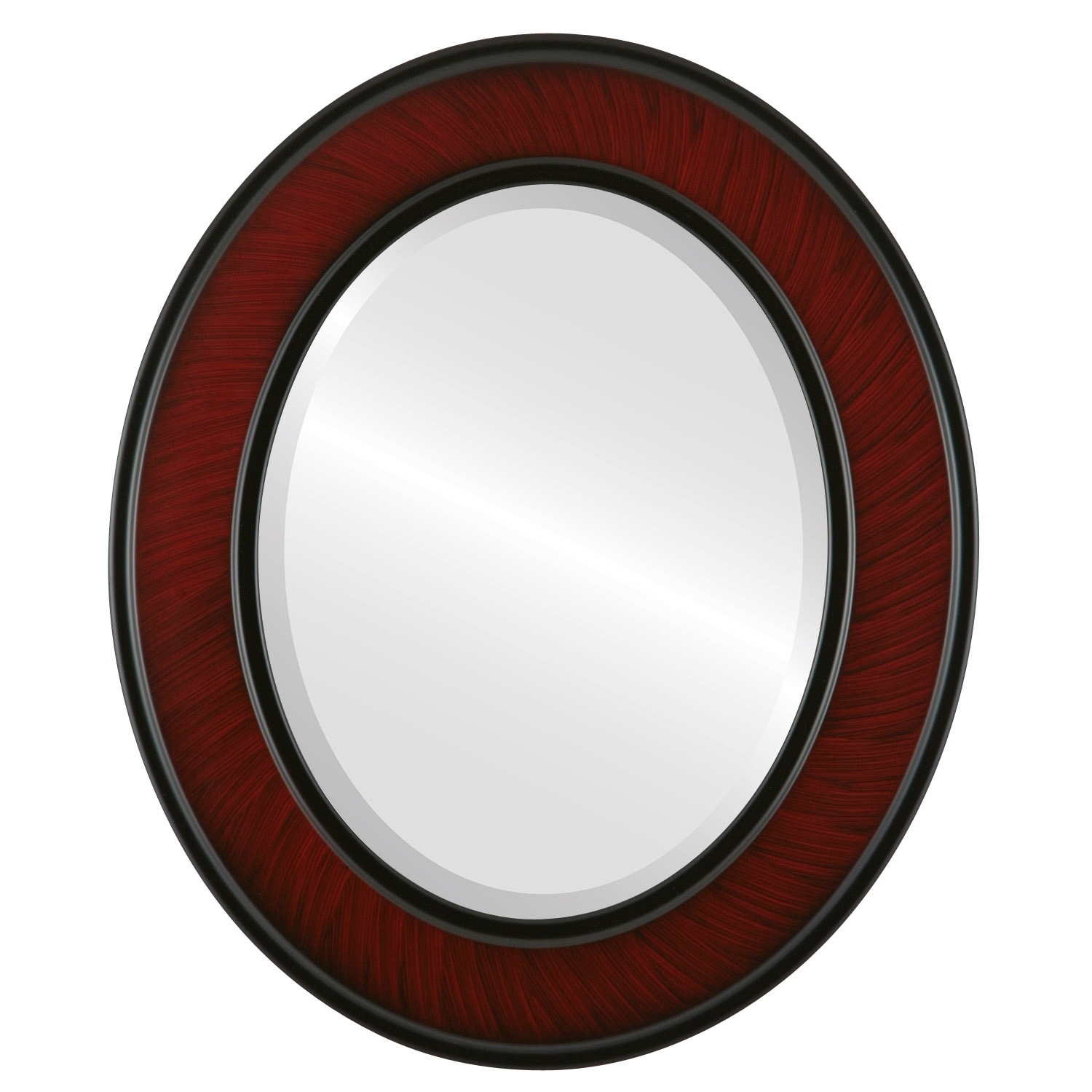 Montreal Framed Oval Mirror in Vintage Cherry Bed Bath  Beyond 20773883