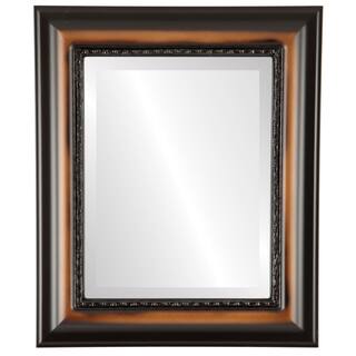 Chicago Framed Rectangle Mirror in Walnut