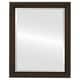 preview thumbnail 1 of 2, Santa Fe Framed Rectangle Mirror in Walnut