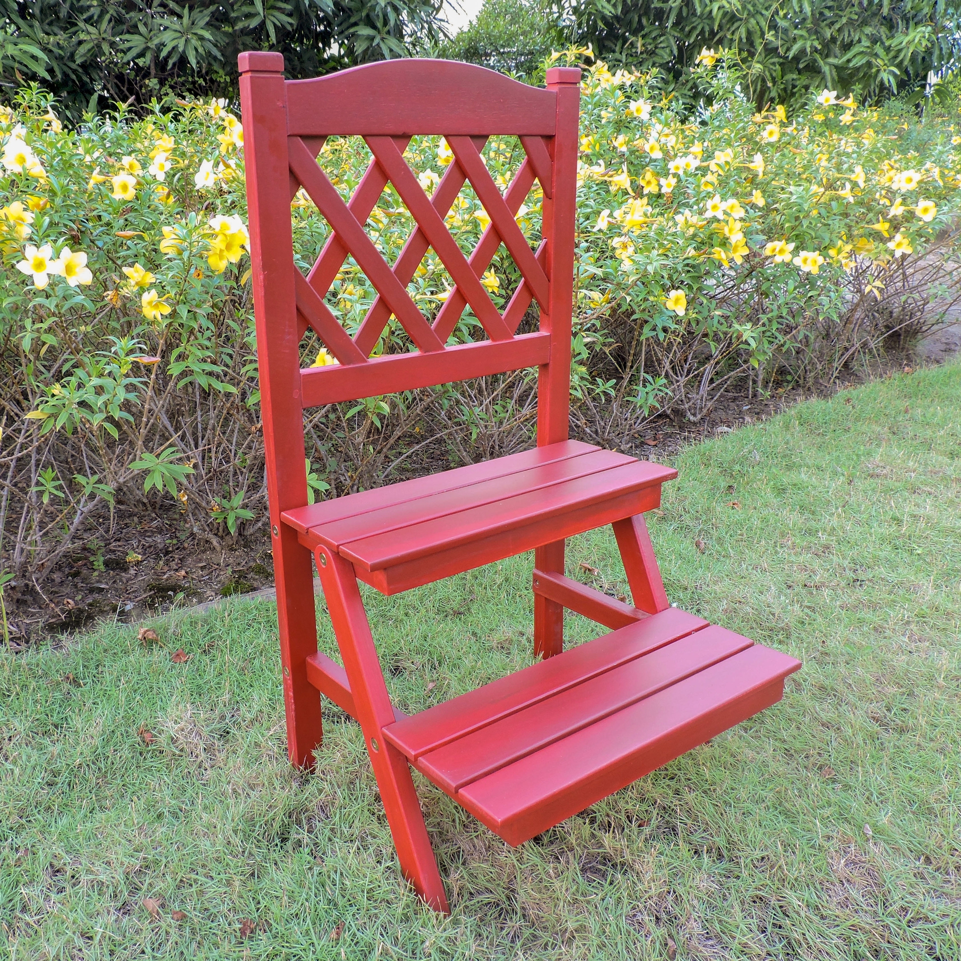 International Caravan Royal Fiji 2-tier Trellis Plant Shelf