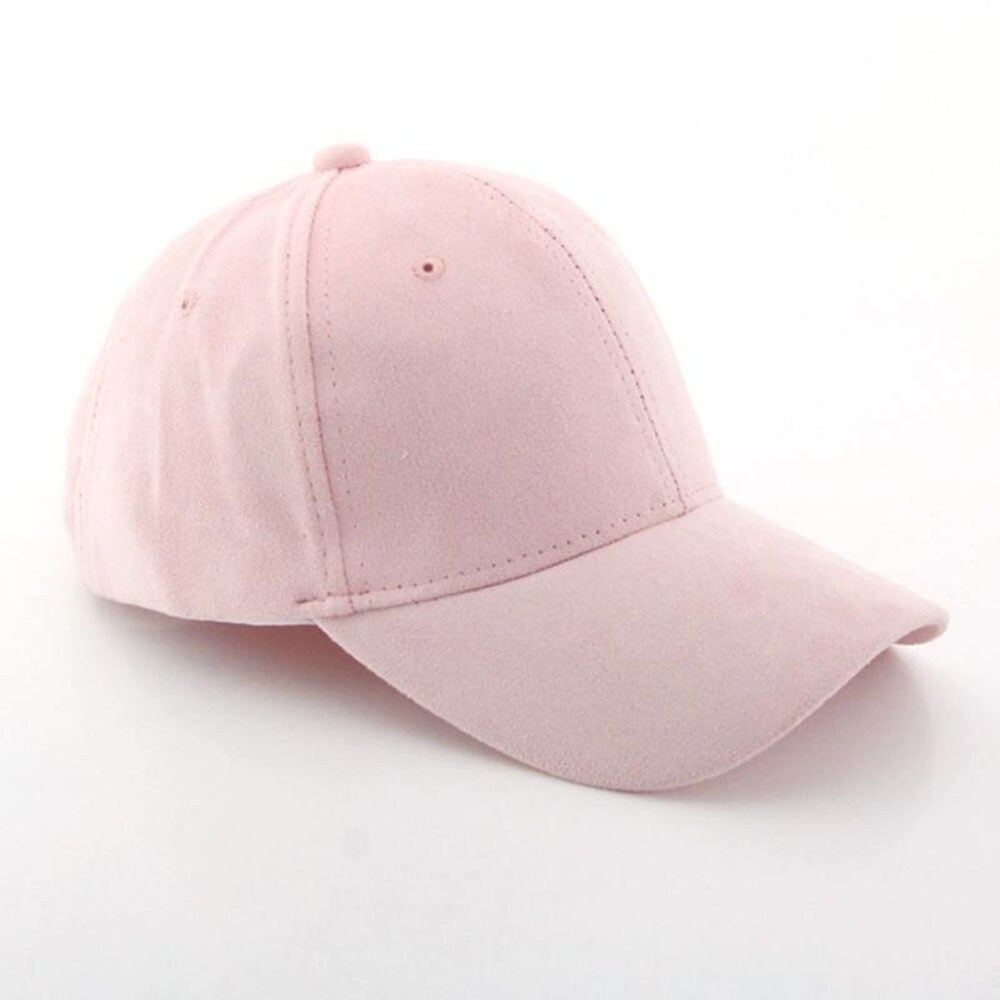 faux suede baseball cap