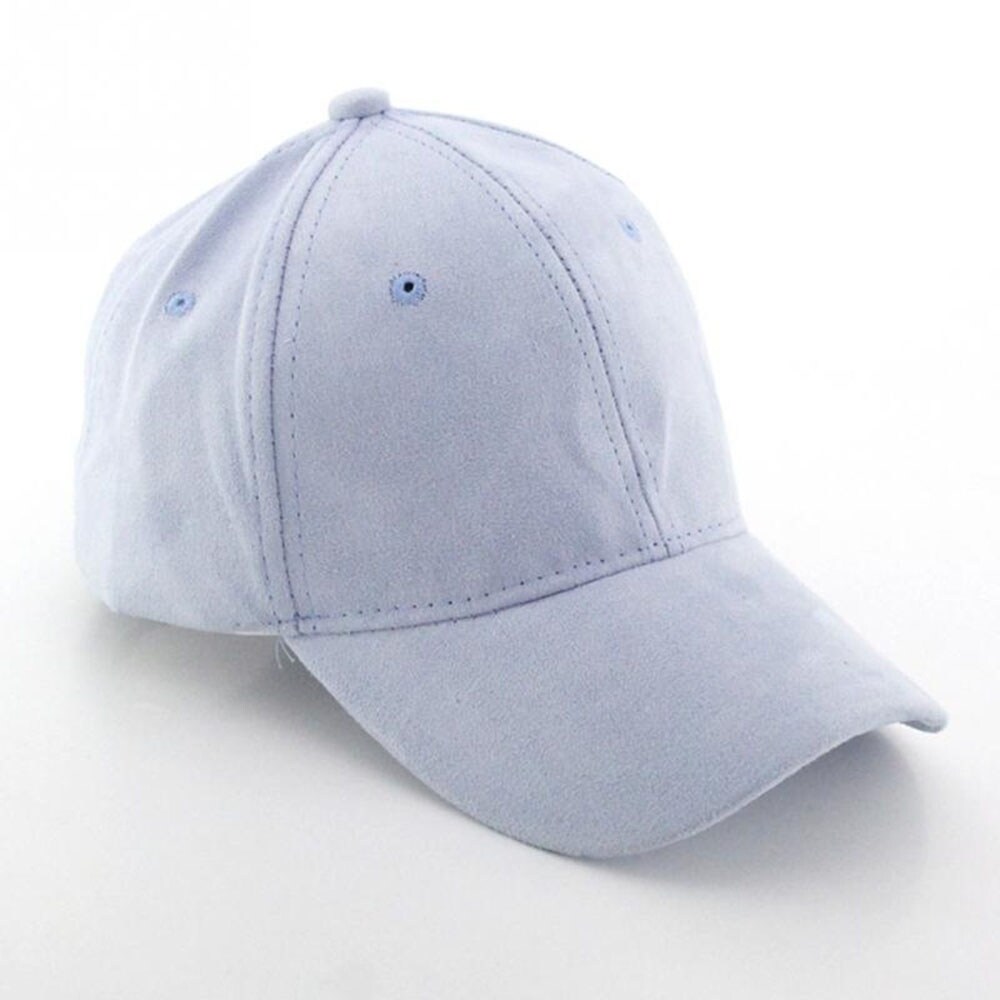 faux suede baseball cap