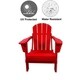Laguna Poly Folding Outdoor Patio Adirondack Eco-Friendly Chair - Thumbnail 18