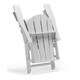 Laguna Poly Folding Outdoor Patio Adirondack Eco-Friendly Chair - Thumbnail 34