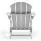 Laguna Poly Folding Outdoor Patio Adirondack Eco-Friendly Chair - Thumbnail 33