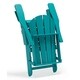 Laguna Poly Folding Outdoor Patio Adirondack Eco-Friendly Chair - Thumbnail 51